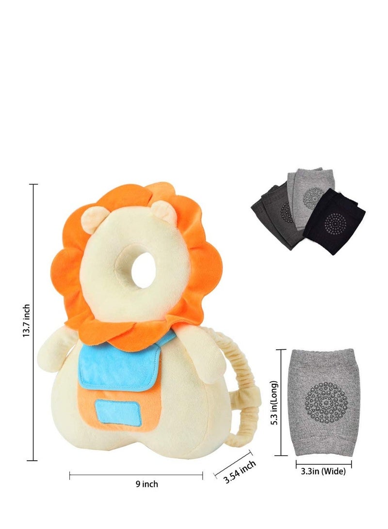 Baby Head Protector & Knee Pads for Crawling