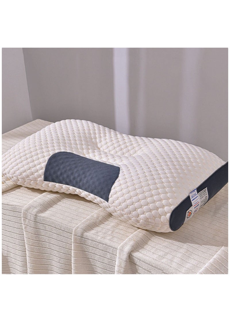 Memory Foam Pillow, Orthopedic Sleeping Pillows, Ergonomic Cervical Pillow for Neck Pain, for Side Sleepers, Back and Stomach Sleepers, Free Pillowcase Included