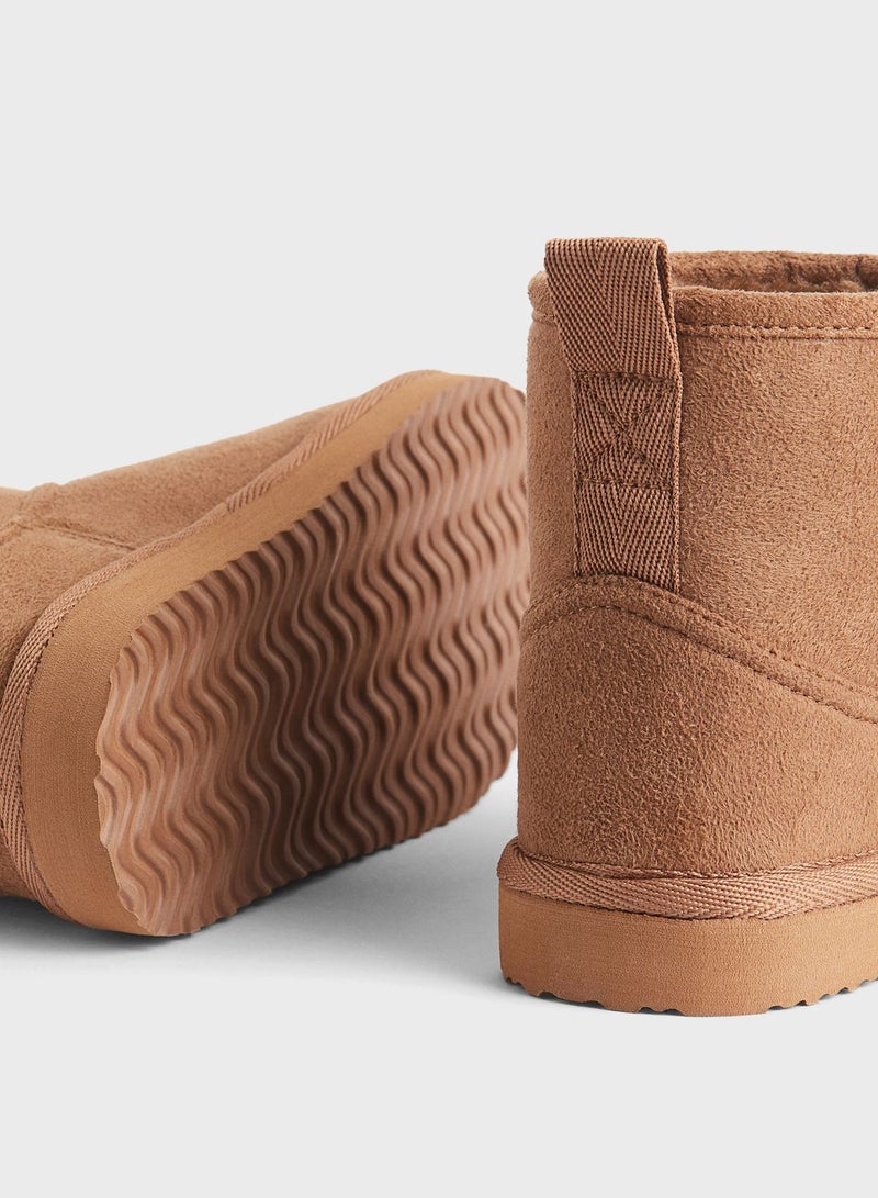 Kids Warm Lined Boots