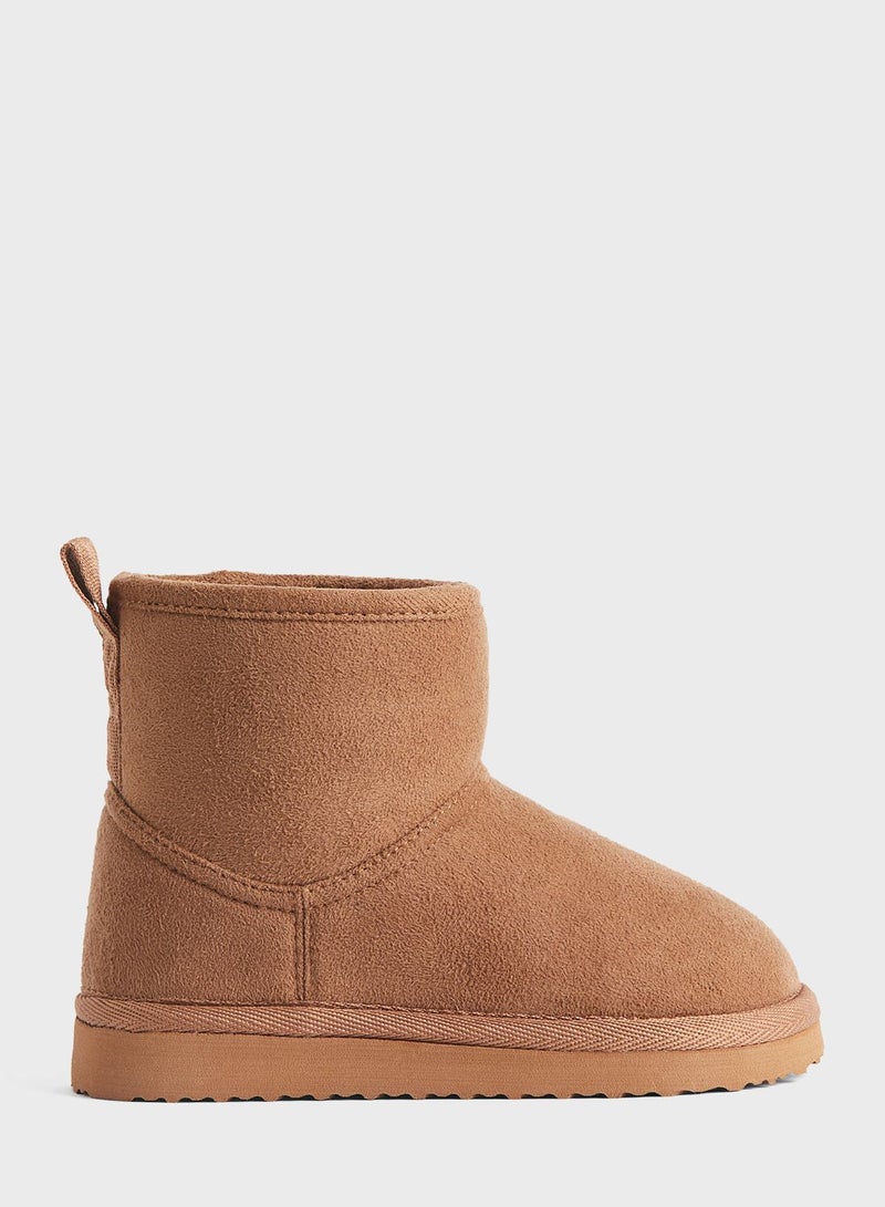 Kids Warm Lined Boots