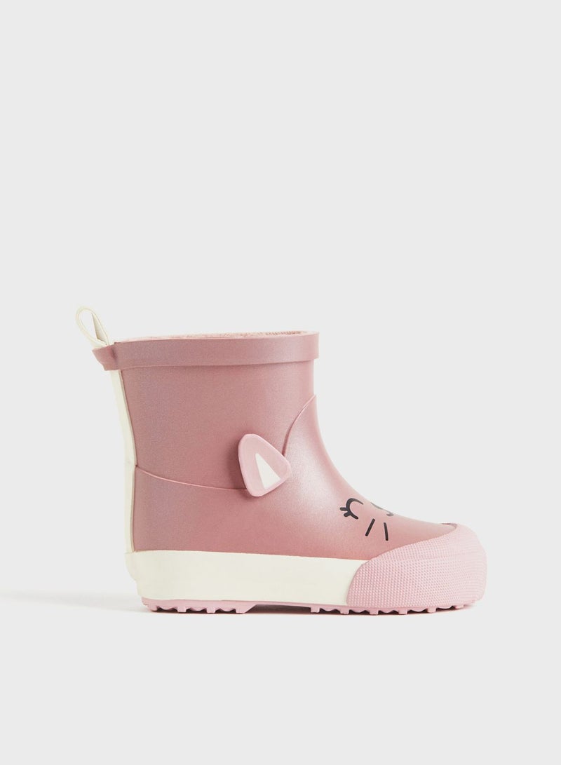 Infant High Top Slip On Boots