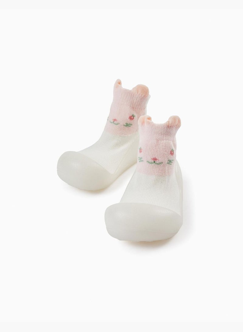 Zippy Steppies Socks With Rubber Outsole For Baby Girls