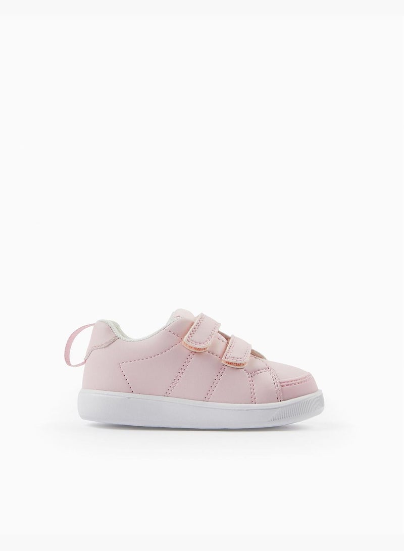Zippy Trainers For Baby Girls - White Pink