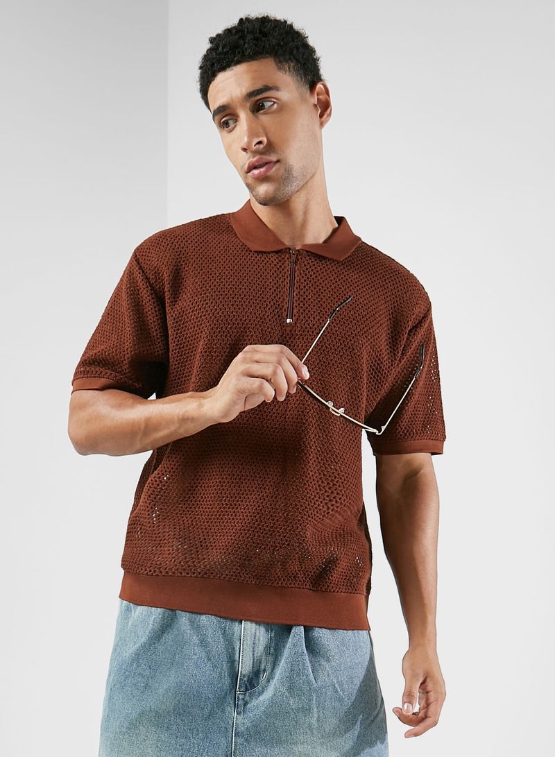 Rolling Button Up Polo