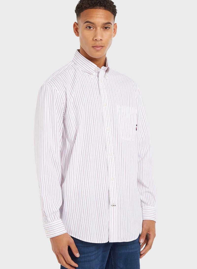 Striped Archive Fit Shirt