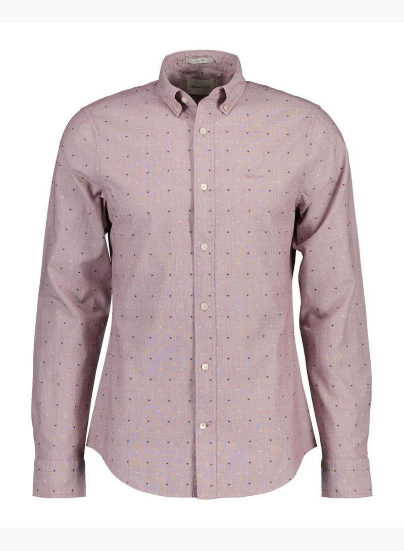 Slim Fit Fil-A�-Fil Coupe Shirt