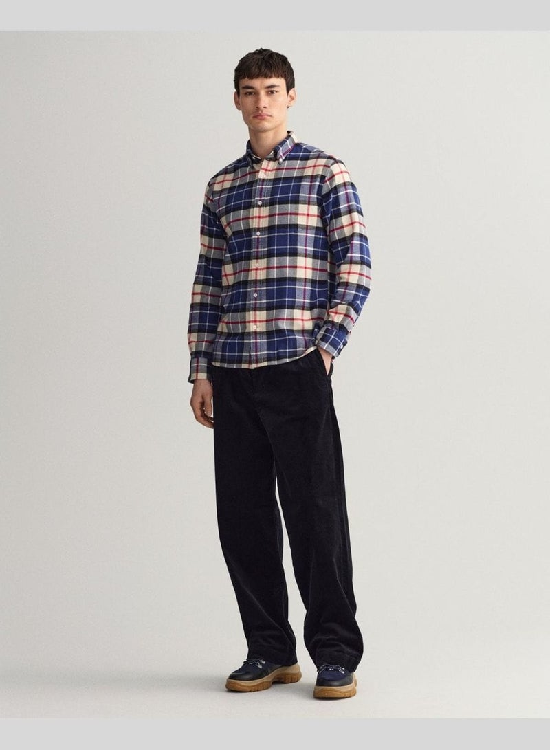 GANT Regular Fit Flannel Tartan Shirt