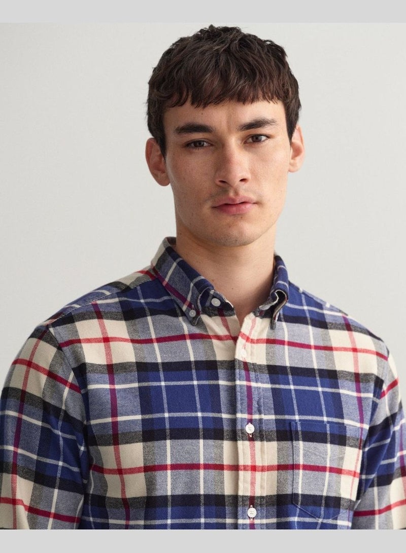 GANT Regular Fit Flannel Tartan Shirt