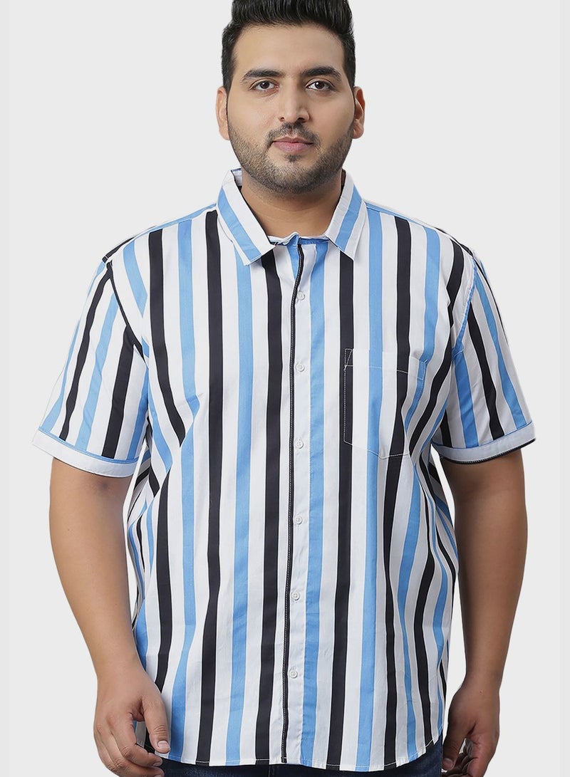 Short Sleeve Striped Shirt