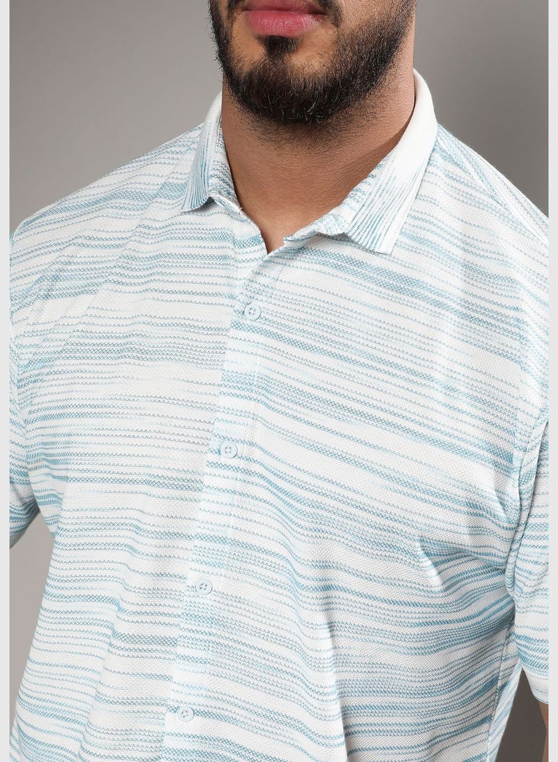 Short Sleeve Striped Shirt