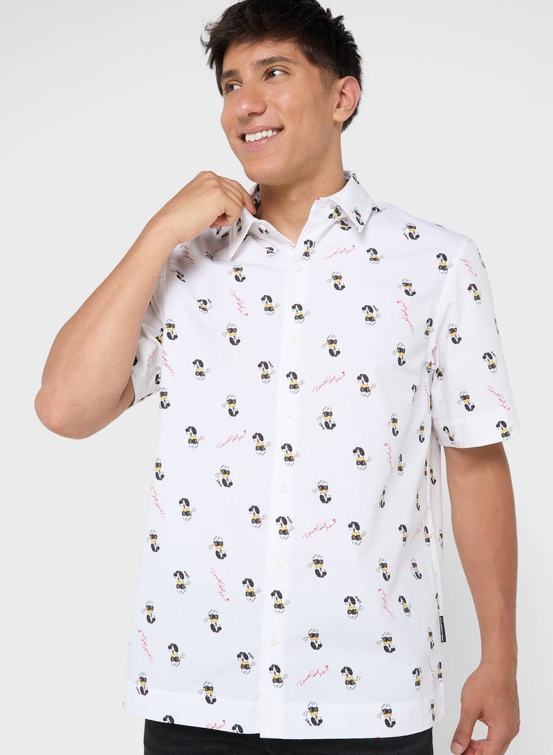 Disney Print Regular Fit Shirt