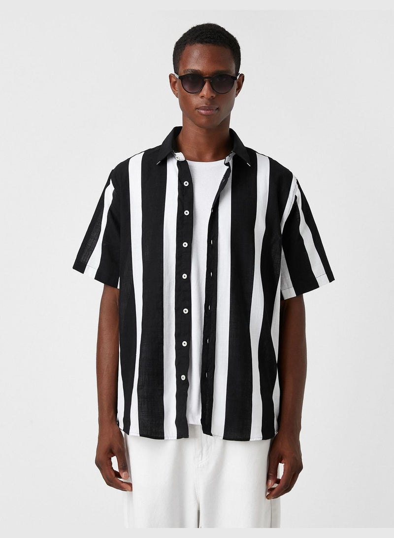 Striped Short Sleeve Shirt