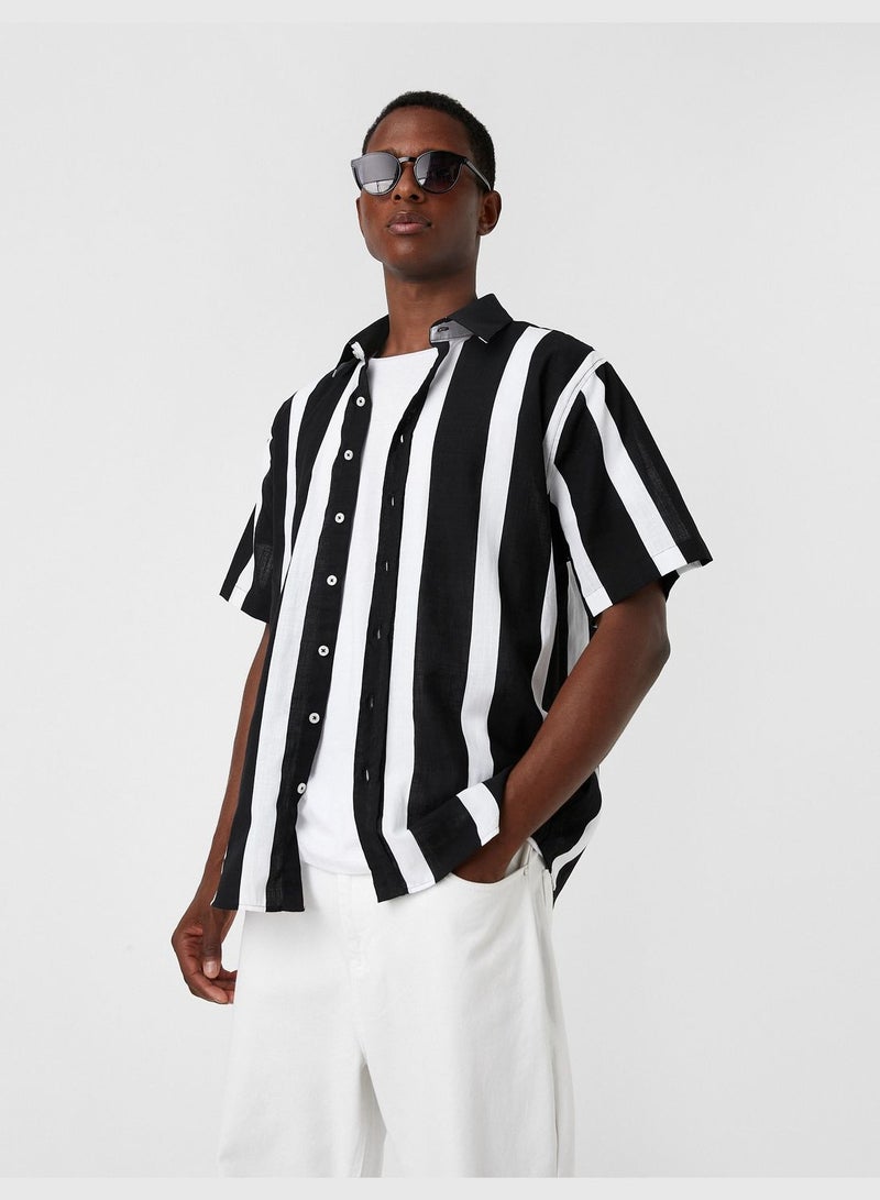 Striped Short Sleeve Shirt