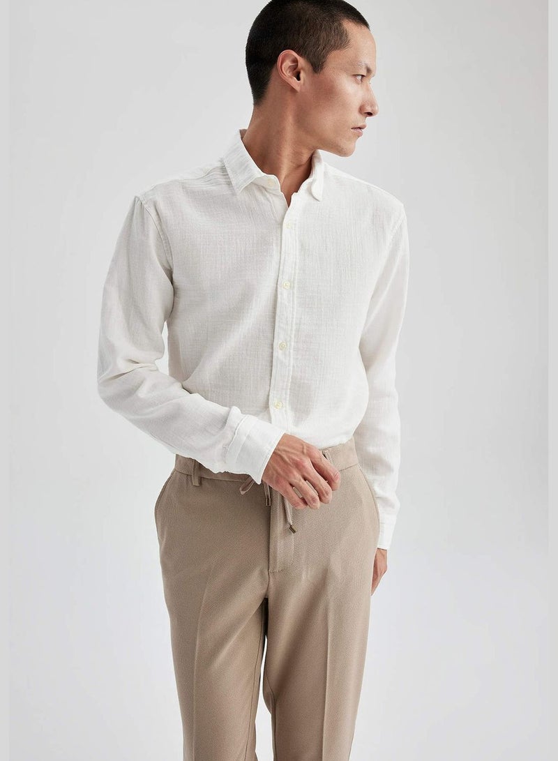 Modern Fit Long Sleeve Shirt