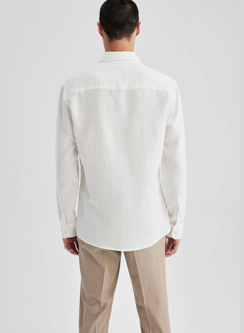 Modern Fit Long Sleeve Shirt