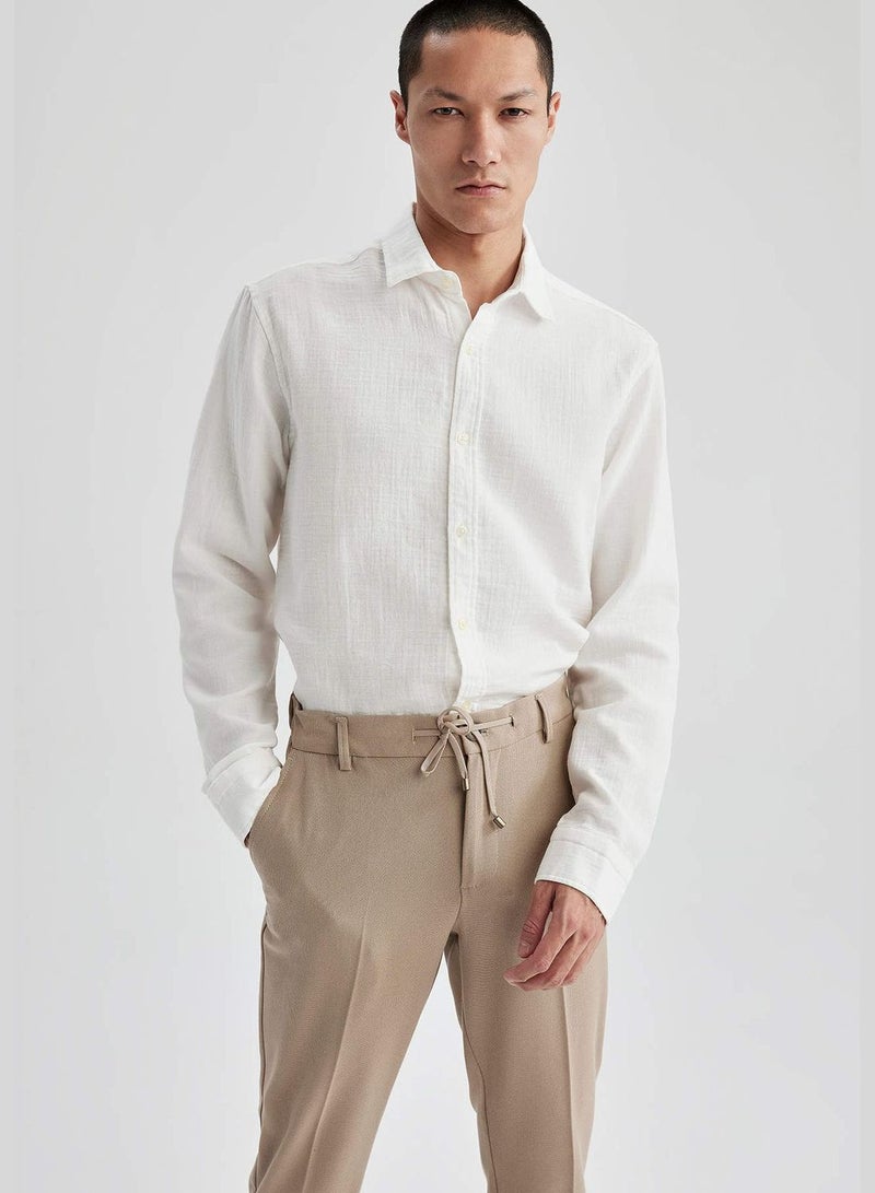 Modern Fit Long Sleeve Shirt