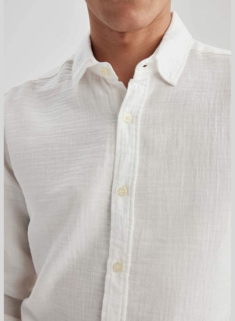 Modern Fit Long Sleeve Shirt