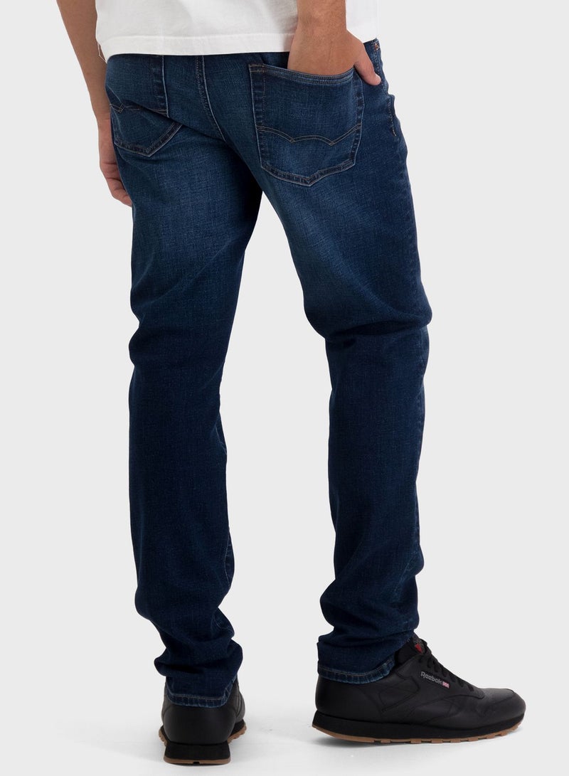 Dark Wash Slim Fit Jeans