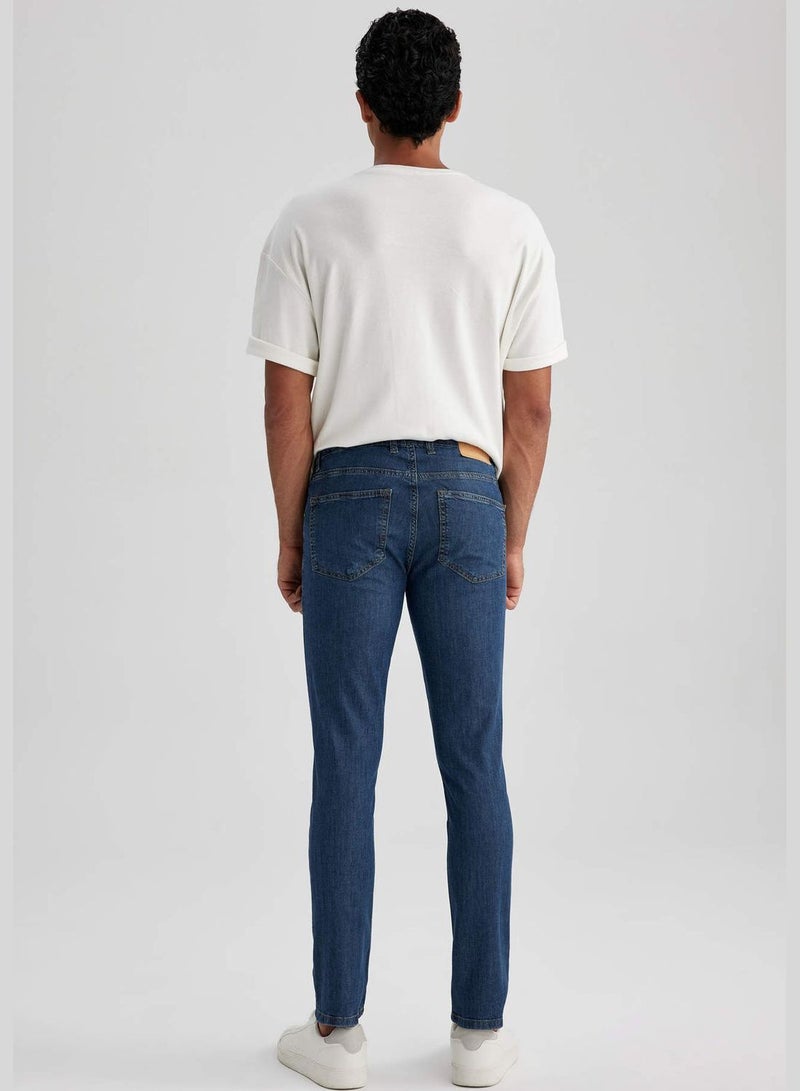 Man Slim Fit Denim Trousers