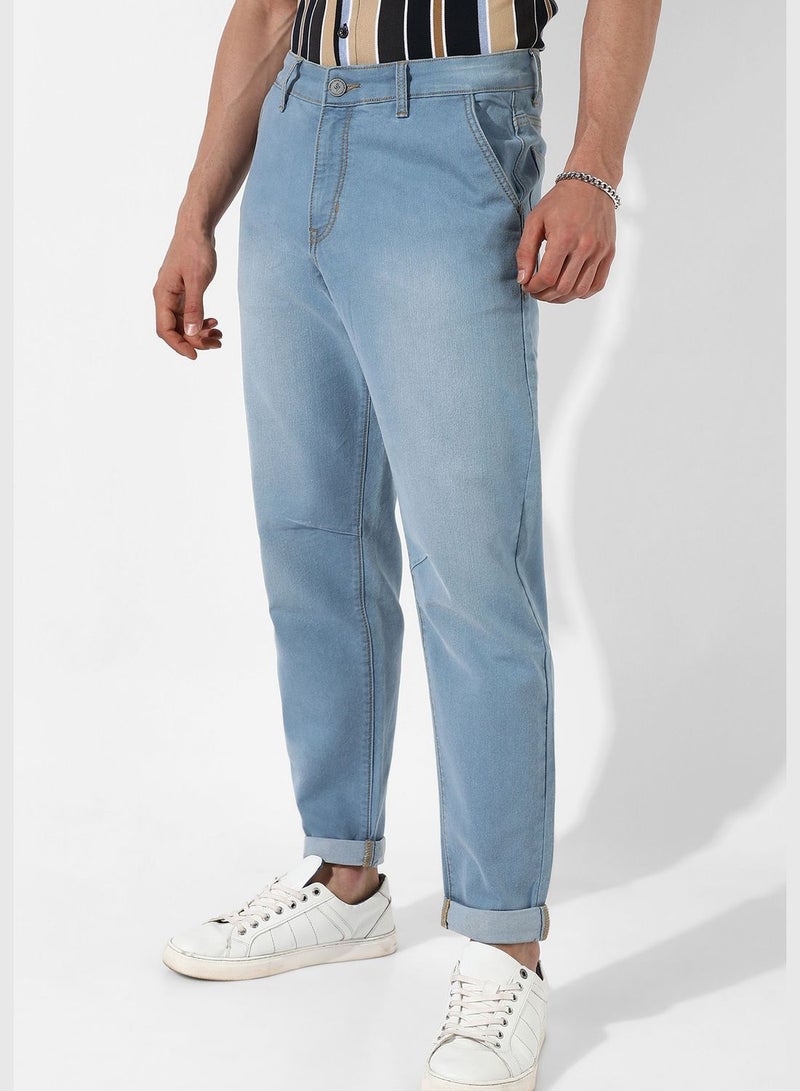 Solid Jeans