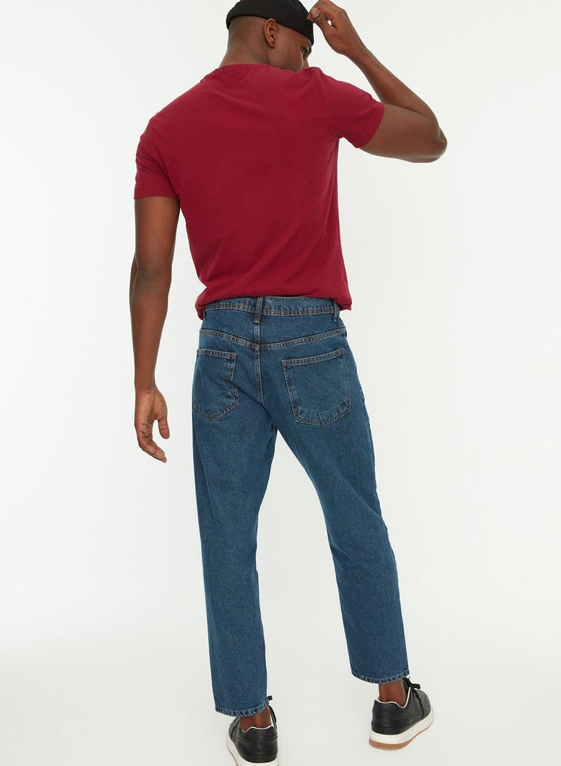 Light Wash Straight Fit Jeans