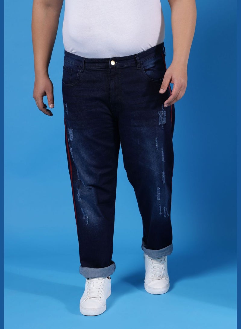 Jeans with Side Stripes