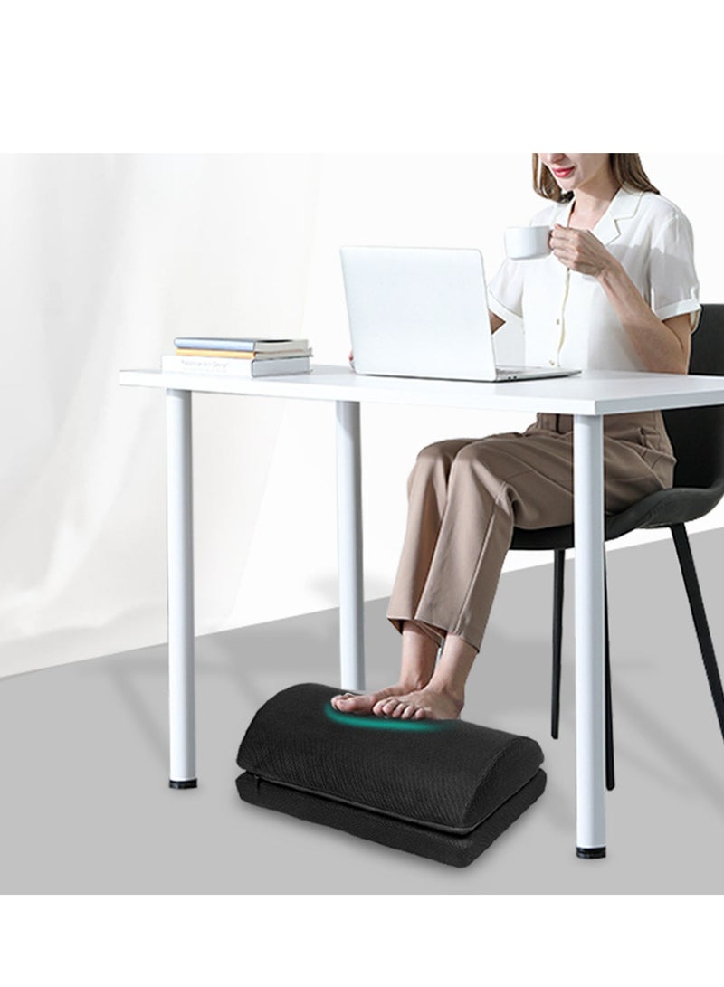 The Original Foot Rest Under Desk for Office Use, All-Day Pain Relief and Leg Support Stool, Under Desk Foot Rest Ergonomic for Home Office, Work, Gaming Accessories