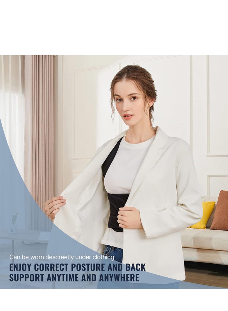 COOLBABY Back Brace and Posture Support Adjustable Posture Corrector for Men and Women (Medium)