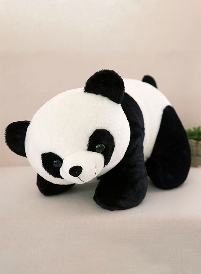 28cm Panda Plush Toy Plush Animal Doll Animal Plush Toy Children's Cartoon Animal Toy Companion Doll Panda Toy With Bamboo Leaves