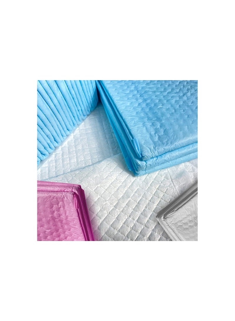 Disposable Changing Mats 80 Counts Soft Waterproof Mat Portable Leak Proof Changing Mat New Mom Leak Proof Under pad Mattress Table Protector Pad