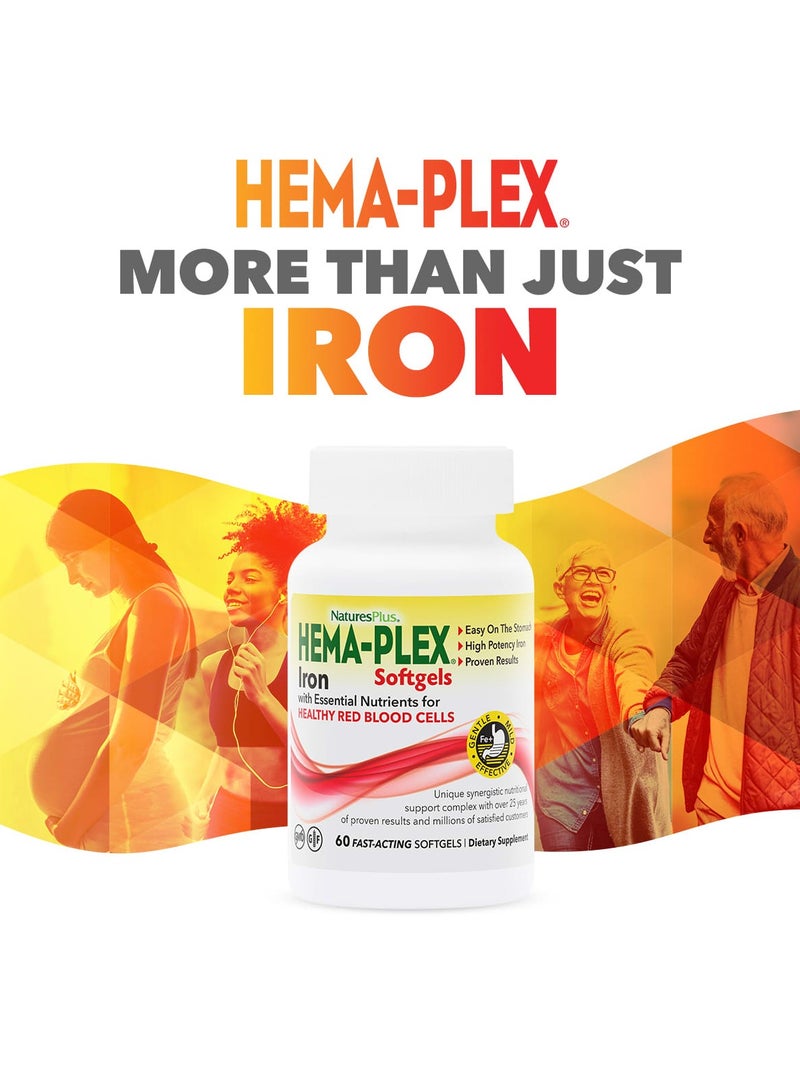 Hema-Plex, 60 Fast-Acting Softgels