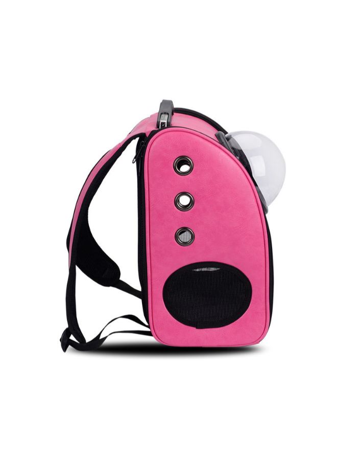 Portable Pet Carrier Space Capsule Breathable Backpack For Dog And Cat Pink