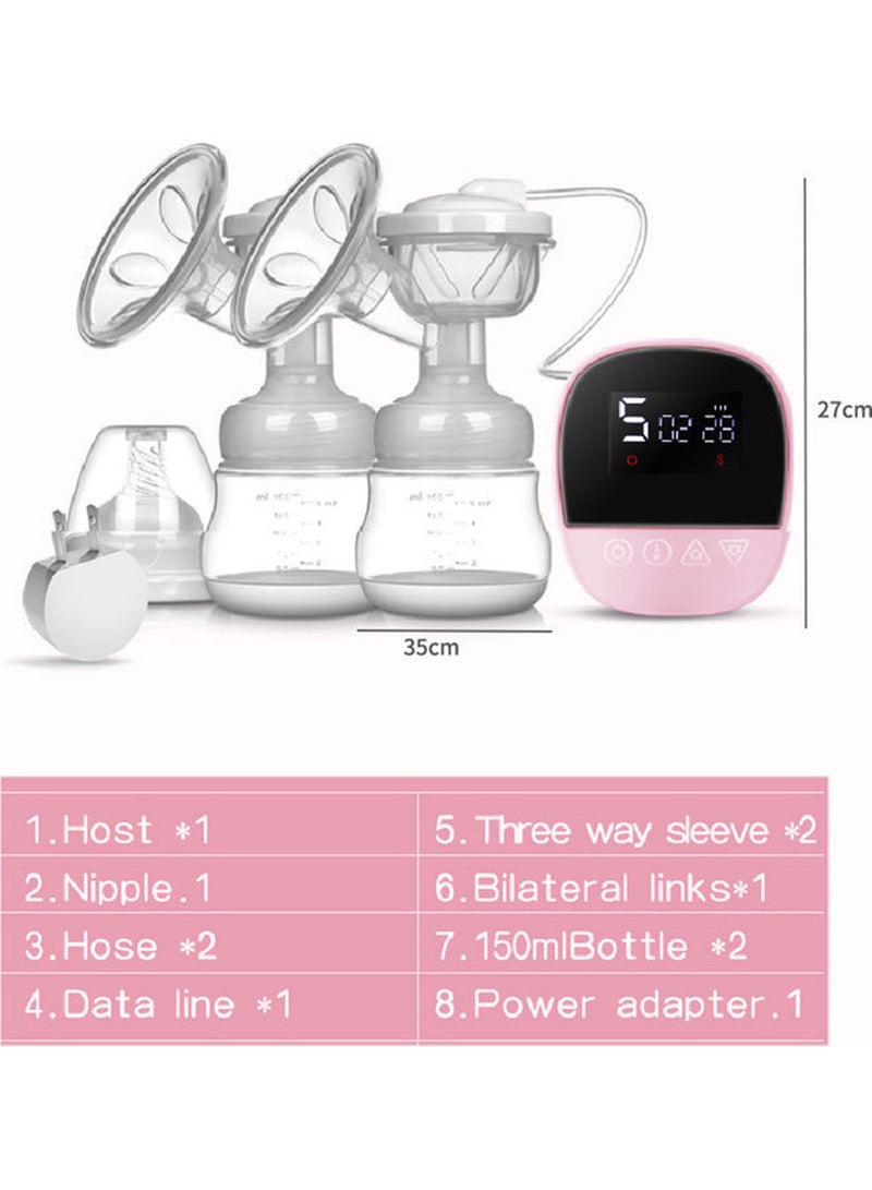 Portable Rechargeable Electric Breast Pump With 3 Pumping And 9 Suction Levels