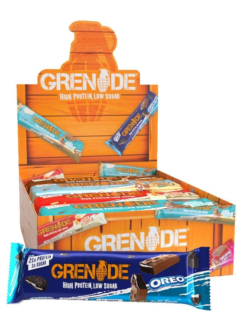 Grenade High Protein Bar 12 Bar Selection Box