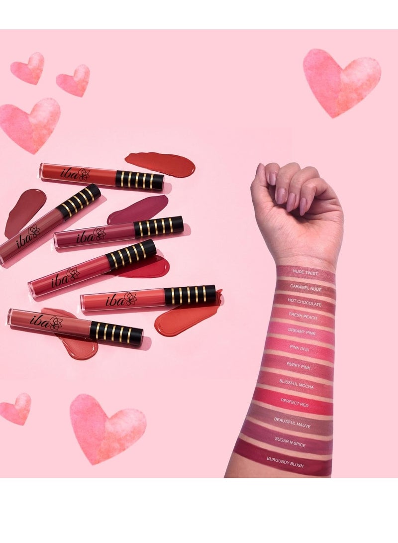 Iba Maxx Matte Liquid Lipstick Shade Dreamy Pink 2.6ml