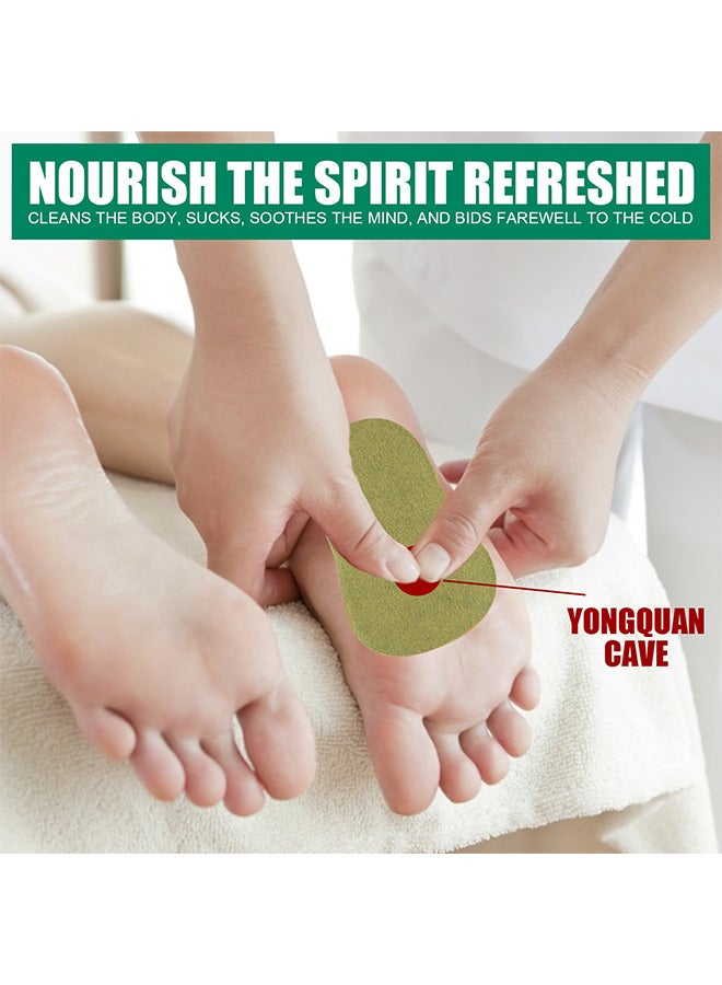 16PCS Natural Wormwood Body Cleansing Foot Pad, Improves Sleep Quality, Relieves Stress and Fatigue, Boosts Energy, Safe And Easy To Use