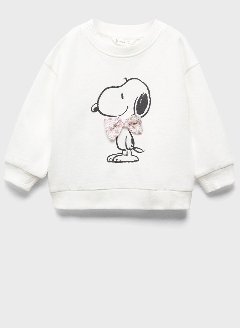 Infant Snoopy Printed Sweatshirt