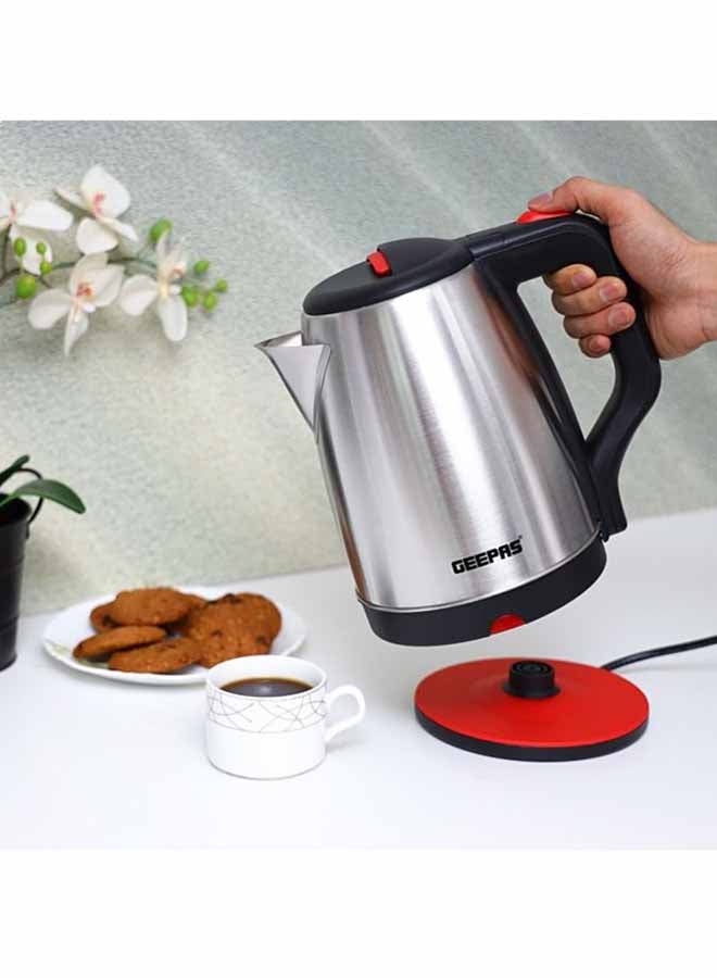 Stainless Steel Electric Kettle 1.8 L 1500 W GK38044 Silver, Black