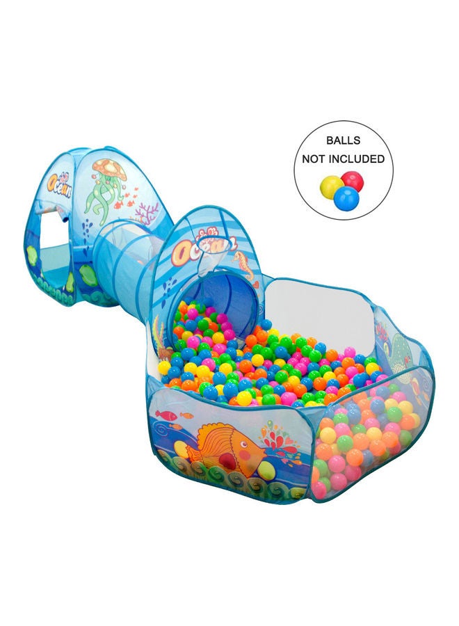 Ball Ocean Pool Pit Tent And Tunnel 210x85x110cm