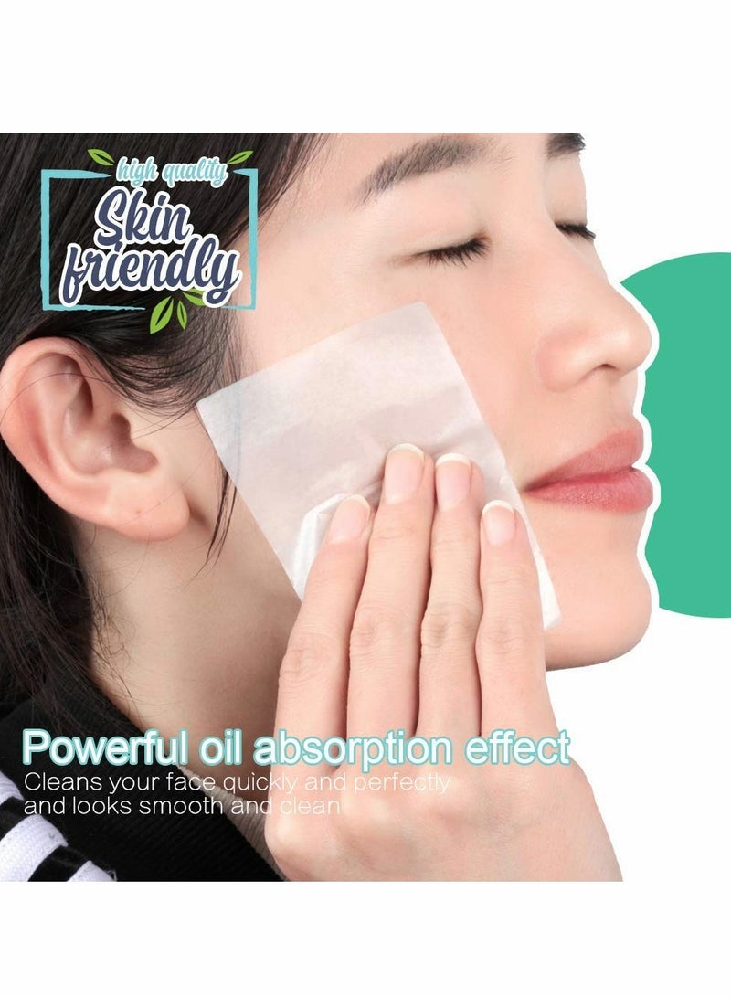 300 Sheets Oil Absorbing Tissues for Facial Skin Care and Make Up(Green, Blue, Brown)