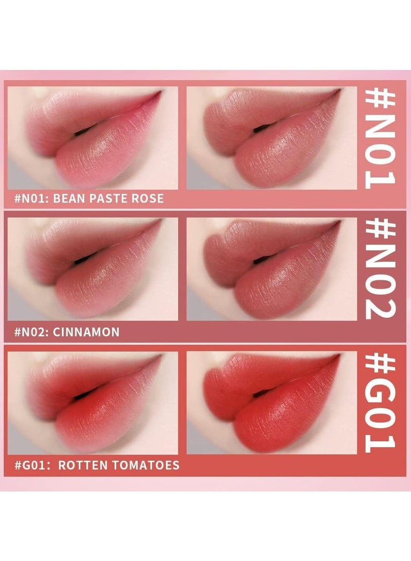 Water Gel Lip Tint 6 Colors Set, Highly Pigmented Long Lasting Moisturizing Glossy Lip Tint Stains, Hydrate Lightweight Lip Gloss Makeup