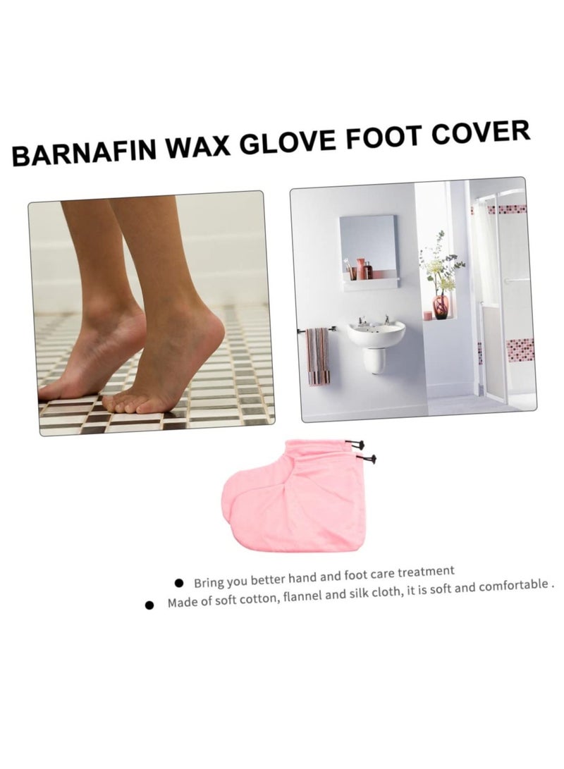 8 PCS Beauty Foot Covers and Hand Covers, Spa Gloves Bath Gloves, Paraffin Wax Treatment Foot Cover Hand Cover, Suitable for Warming Work Foot Insulated Liners Hand Spa Bath Wax