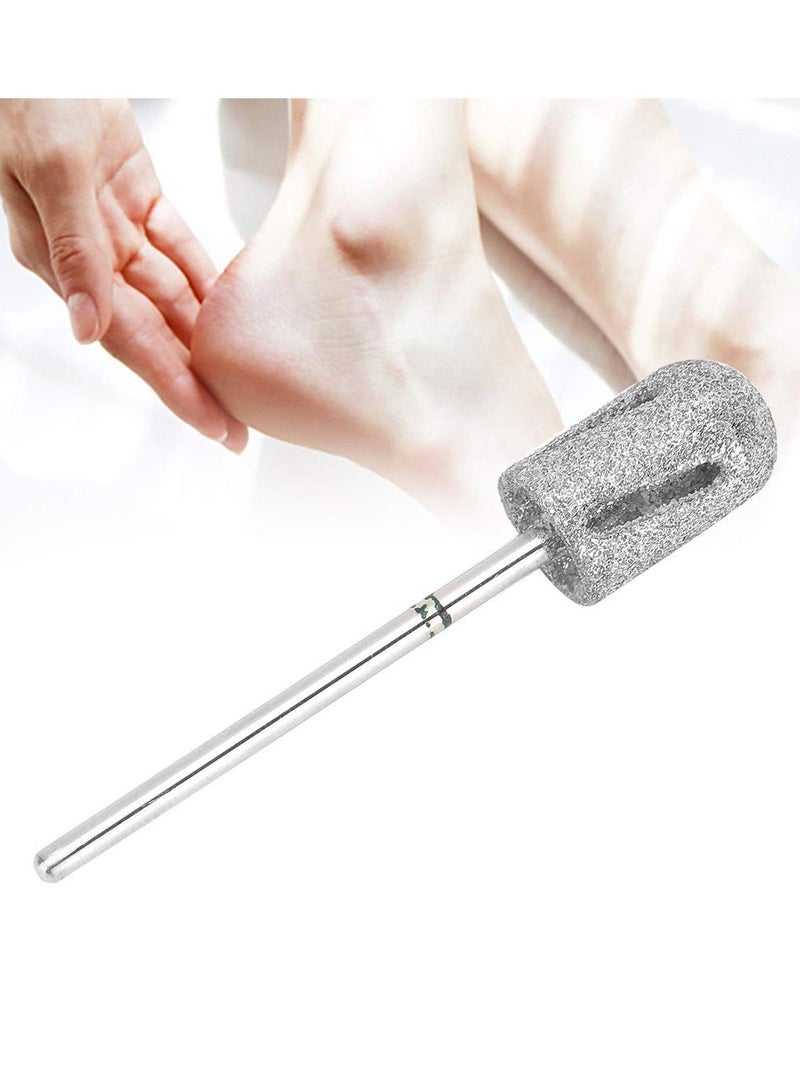 Nail Drill Bits 2.35mm Diamond Cuticle Electric Nail File and Ceramic Acrylic Gel Nail Bit Kit Acrylic Nail Art Tools Carbide Cuticle Remover Bits for Manicure Pedicure Home Salon