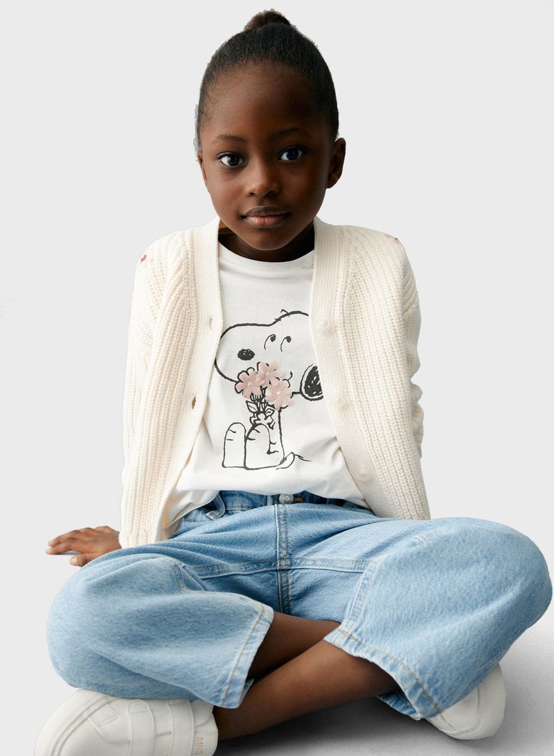 Infant Snoopy Printed T-Shirt