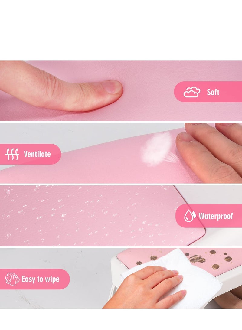 UV LED Nail Lamp, Manicure Nail Cushion Nail Dryer with Arm Rest Pillow, for Professional Manicure Salon,Nails, Polish, Curing, Pedicure,Nail Arts Tools