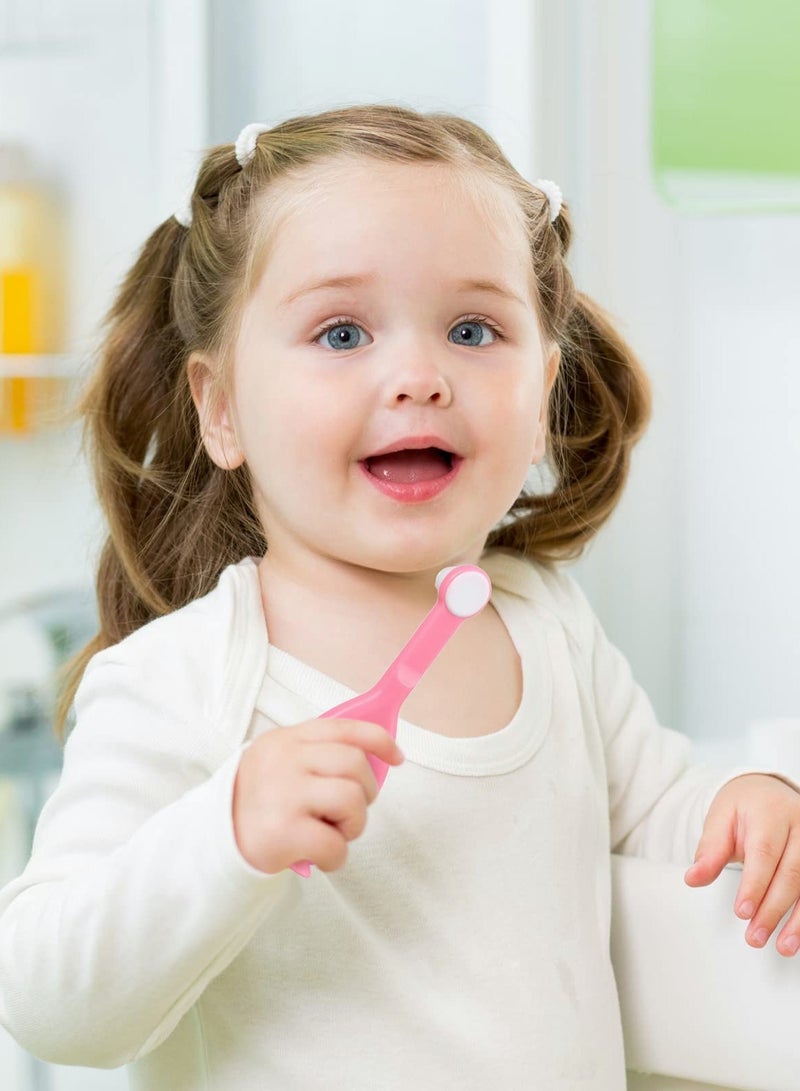 U Shaped Toothbrush, 6 Pcs U Shaped Kids Head Whitening Massage, 360 Degrees Toddler Soft Silicone Brush Head Tooth Brush U Type ( 2-6 Years)