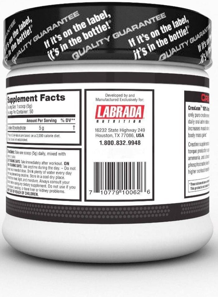 Labrada Crealean Strength 250g, 50 Serving