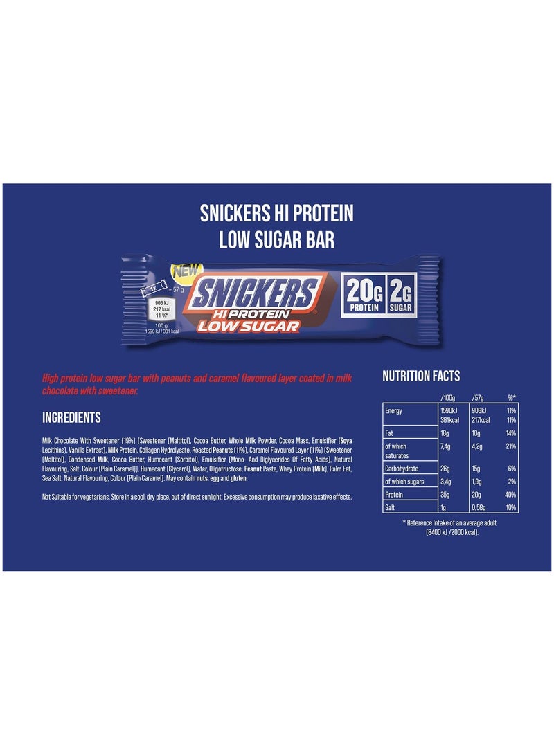 Snickers Hi Protein Bar 57g Pack of 12