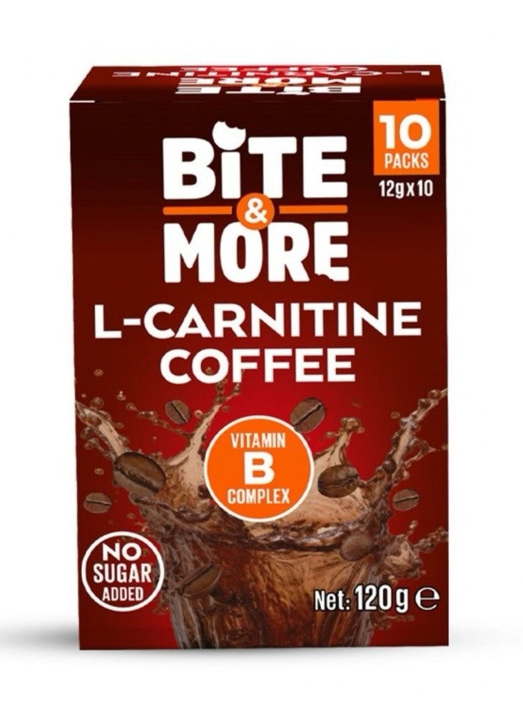 Bite & More L- Carnitine Coffee (10x12g) 120g
