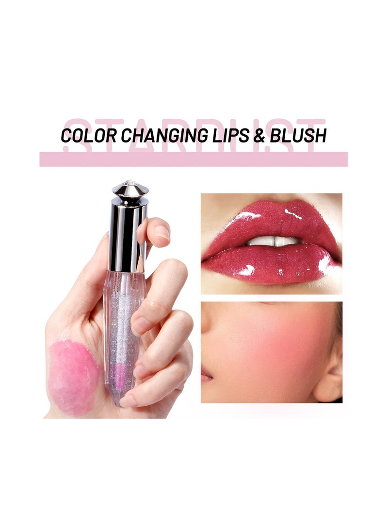 2PCS Moisturizing Color Changing Blush Oil for Cheeks